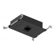 Nora NHAPIC-3S05L33555DP - 3" Apollo Square IC Air-Tight New Construction Housing w/ 0.5" to 0.875" Ceiling Collar,