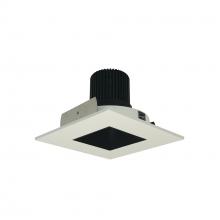 Nora NIO-4SNDSQ50XBW - 4" Iolite LED Square Reflector with Square Aperture, 800lm / 14W, 5000K, Black Reflector / White