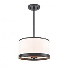 Artcraft AC12161BK - High Street 3 Light Pendant, Black