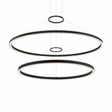 Matteo Lighting C30872MB - O'Hara Matte Black Chandelier