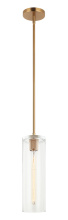 Matteo Lighting C32511AG - Lincoln Aged Gold Brass Pendant