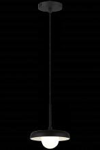 Matteo Lighting C34401MBOP - Creston Matte Black Pendant