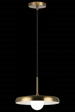 Matteo Lighting C34411AGOP - Creston Aged Gold Brass Pendant