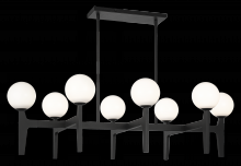 Matteo Lighting C34918MBOP - Scriben Matte Black Pendant