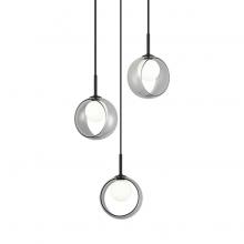 Matteo Lighting C60603BKSM - Delcia Black Pendant