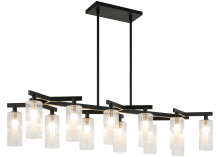 Matteo Lighting C60812BK - Kristof Black Chandelier