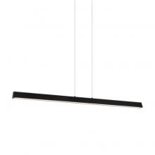 Matteo Lighting C64945MB - Isosceles Matte Black Chandelier