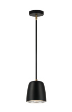 Matteo Lighting C73701BK - Luca Black Pendant