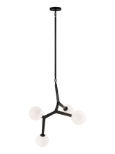 Matteo Lighting C81514BKOP - Rami Black Pendant