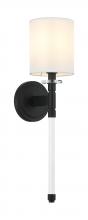 Matteo Lighting S00801MB - Fairburn Matte Black Wall Sconce