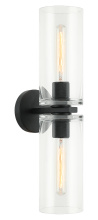 Matteo Lighting W32512MB - Lincoln Matte Black Wall Sconce