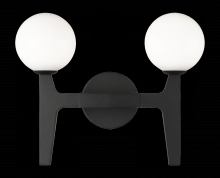 Matteo Lighting W34902MBOP - Scriben Matte Black Wall Sconce