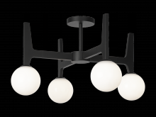 Matteo Lighting X34904MBOP - Scriben Matte Black Ceiling Mount