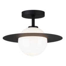 Matteo Lighting X60401BKOP - Saturn Black Flush Mounts