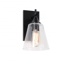 Matteo Lighting S09801BK - Hollis Black Wall Sconce