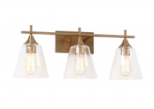 Matteo Lighting S09803AG - Hollis Aged Gold Brass Wall Sconce